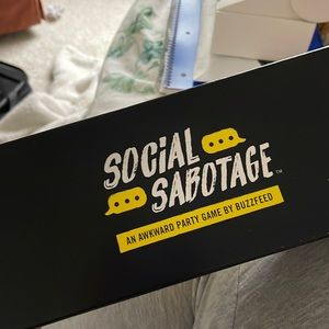 Social Sabotage card game by Buzzfeed